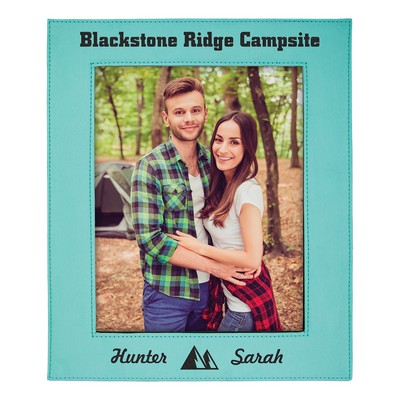 8" x 10" Teal Leatherette Photo Frame