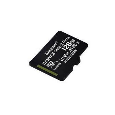 Kingston 128GB Canvas Select Plus UHS-I microSDXC Memory Card with SD Adapter