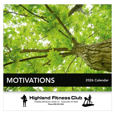 Motivations Wall Calendar: 2026 Stapled