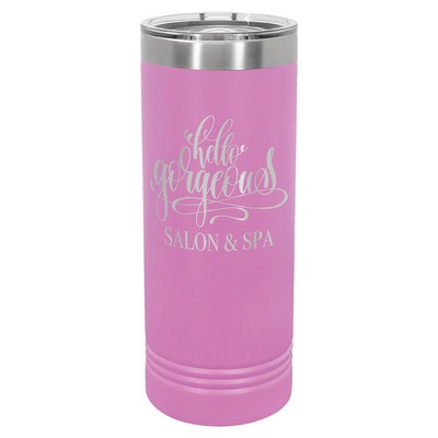 Polar Camel 22 oz. Light Purple Skinny Tumbler w/Slider Lid