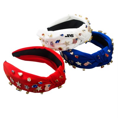 American Flag Headband