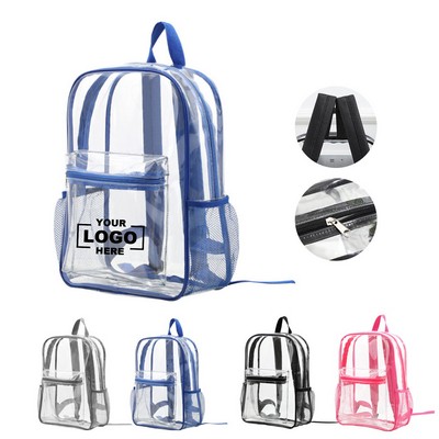 Waterproof Transparent PVC Backpack – Large Capacity Storage Rucksack for Students & Sports