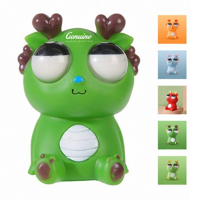 Squeezeable Eye-Popping Dragon Stress Toy