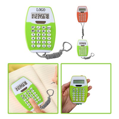 Solar-Powered Lanyard Calculator