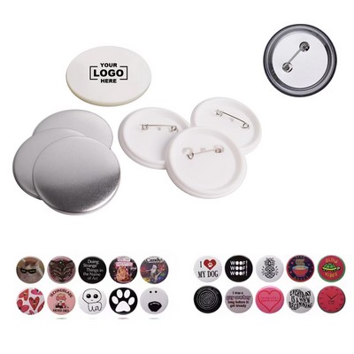 Buttons and Pins Inspired by Pop - Punk Culture