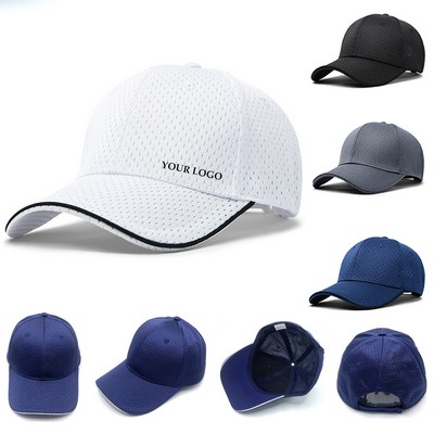 Curved Brim Sports Baseball Cap