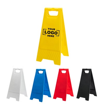 Thickened Plastic A-Frame Warning Sign (Free Shipping)