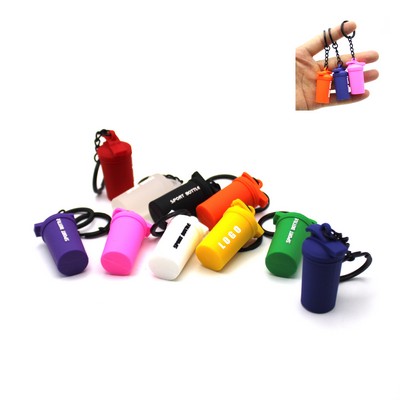 PVC Soft Cup Shaped Keychain