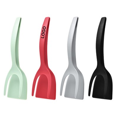 2 in 1 Grip and Flip Spatula Tong