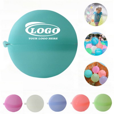 Reusable Refillable Splash Ball Toy Silicone Water Balloons