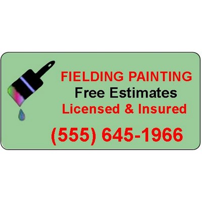 Magnetic Sign - Full Color - 12" x 24" Heavy Duty