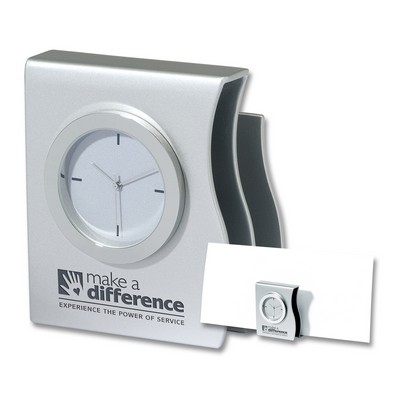 2-in-1 Desk Clock and Organizer