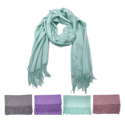 Silky Pashmina Large Dress Shawl Wrap