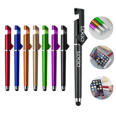 3-in-1 QR Code Stylus Pen with Phone Stand