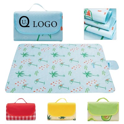 57 X 78.7 Inch Waterproof Outdoor Picnic Blanket Mats