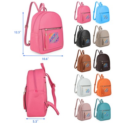 Small Backpack Purse with Tassel