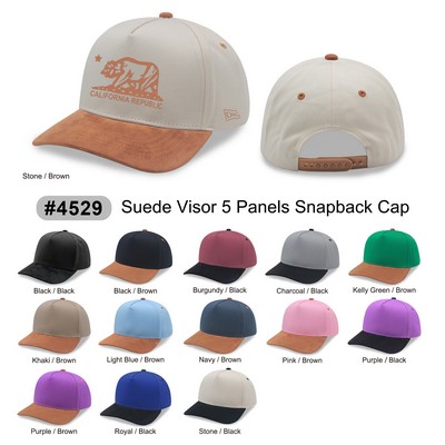 5 Panel PU Leather Cap