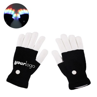 LED Luminous Colorful Gloves