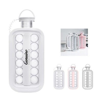 17 Grids Portable Ice Cube Maker Bottle