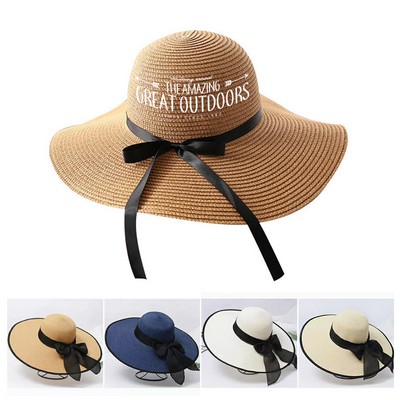 Wide Brim Straw Hat