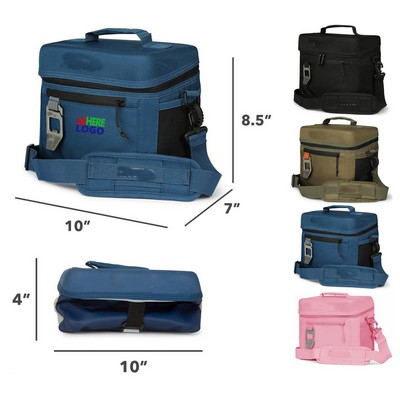 8 Can Cooler Soft Sided Portable Insulated Cooling Bag