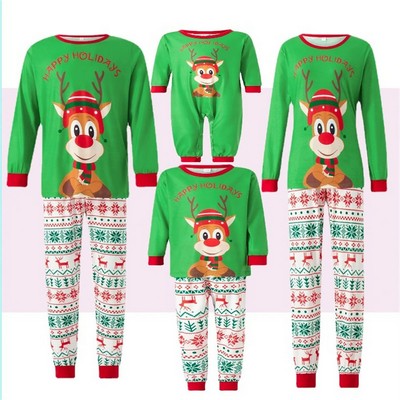 Holiday Family Matching Pajamas - Christmas-themed Sleepwear for the Whole Family