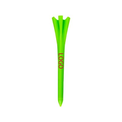 3.27 Inch Plastic Golf Tee In Petal-Shaped