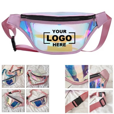 Clear Storage Crossbody Laser Chest Bag.