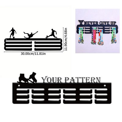 Custom Iron Soccer Medal Display Rack