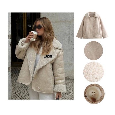Suede Plush Jacket