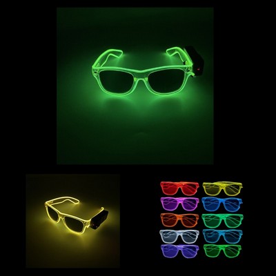 Wireless Light-Up Glasses with Battery Included MOQ100PCS