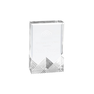 3½" x 5" Silver Apex Mirage Acrylic