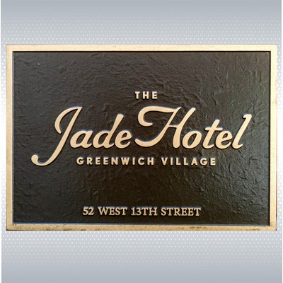 Bronze Plaque 14"x12"