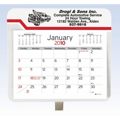 CURRENTLY UNAVAILABLE Large Car/ Truck Visor Calendar (5"x4.5")