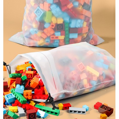9.9 x 13.8 inch Double Drawstring Pouch Waterproof Candy Jewelry Party Wedding Favor Present Bag