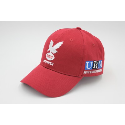 6 Panel Cap 100% Cotton Twill Snap Back