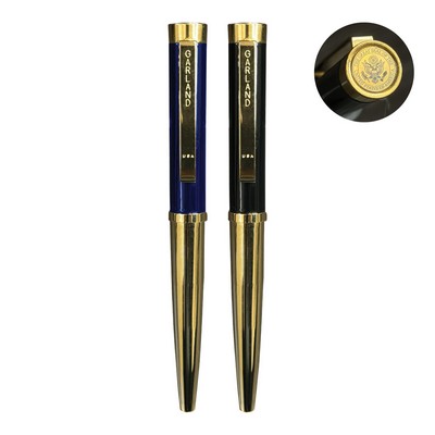 Emblem Collection - USA Executive Rollerball Pen with Custom Top