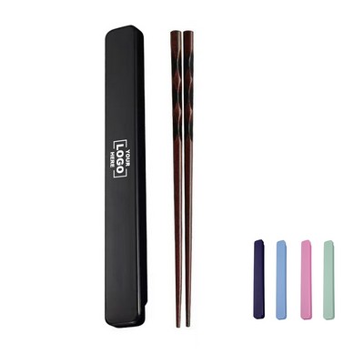 Reusable Bamboo Chopsticks Set with Storage Box(Free Shipping)