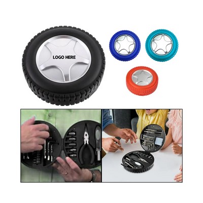 Tire-Shaped Tool Kit