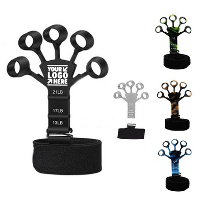 Adjustable Silicone Five-Finger Flexion And Extension Trainer For Vein Exercise