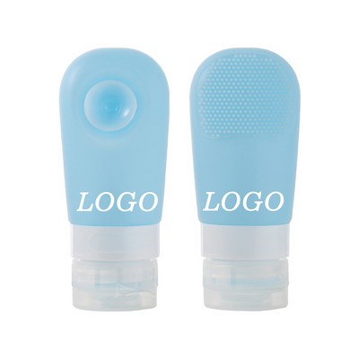 2Oz Silicone Travel Liquid Lotion Dispenser Bottles