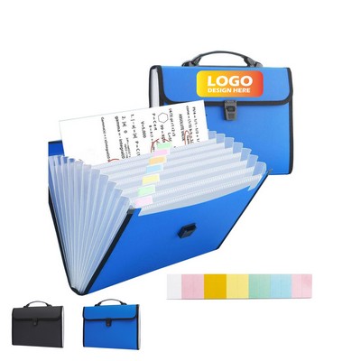 13 Pockets A4 Accordion File Organizer with Handle
