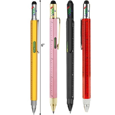 6 in 1 MultiFunctional Stylus pen