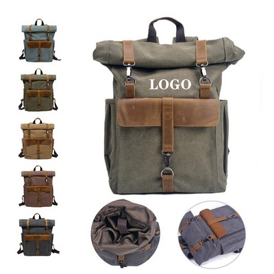 Retro Style Rucksack - Waterproof & Durable