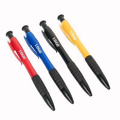 Gripped Slim Retractable Smooth Ballpoint Pen