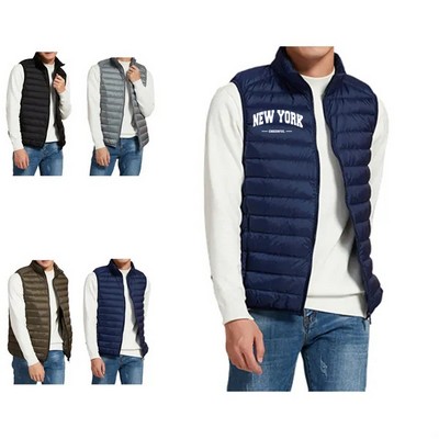 Men's Lightweight Down Alternative Vest Jacket