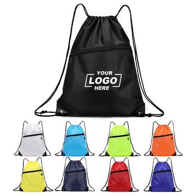 Drawstring Backpack Bag Sport Gym Sackpack