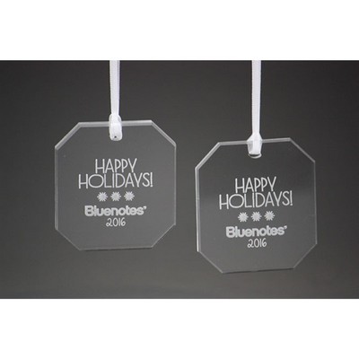 2.75" - Customizable Clear Acrylic Ornaments