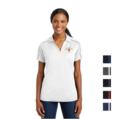 Sport-Tek® Women's Micropique Sport-Wick® Piped Polo