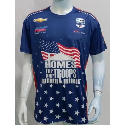 Custom Dye Sublimation Men's Crew Neck Jersey
